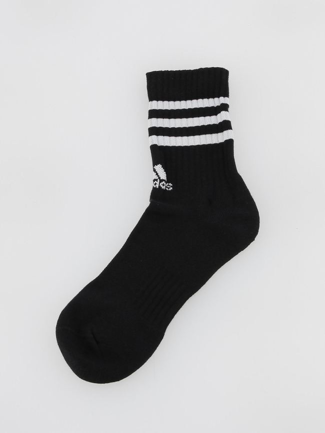Pack 3 paires de chaussettes hautes 3S noir - Adidas