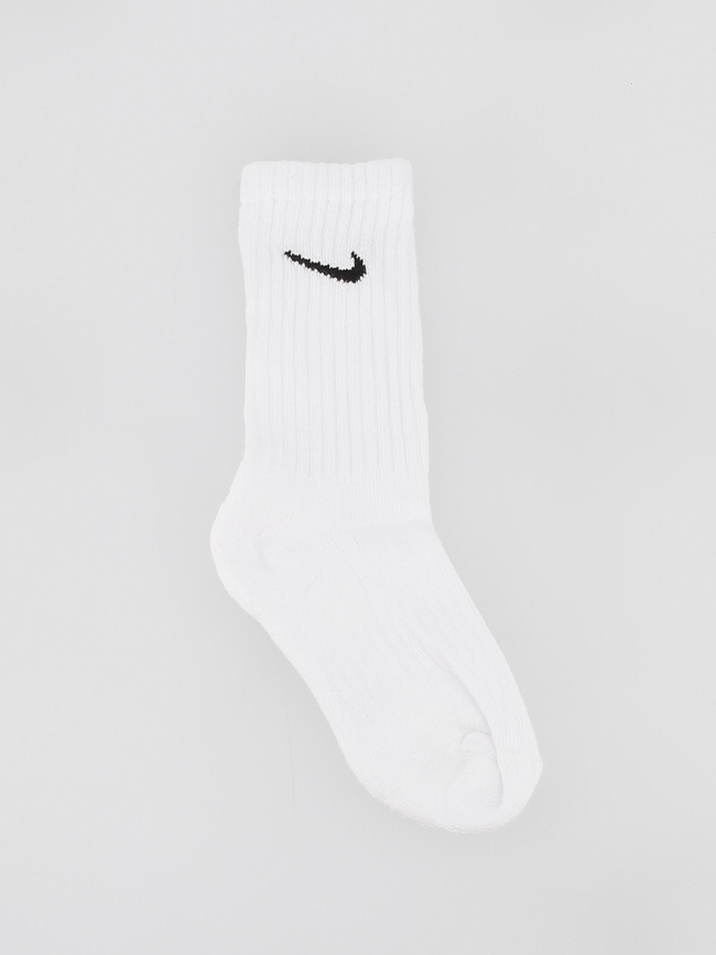 Pack 3 paires de chaussettes cush crew blanc - Nike