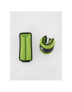 Bracelets lestées renforcement musculaire 1kg vert - Sveltus