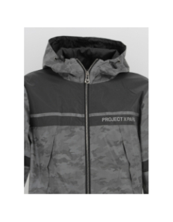 Veste imperméable flurorescent gris homme - Project X Paris