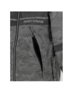 Veste imperméable flurorescent gris homme - Project X Paris