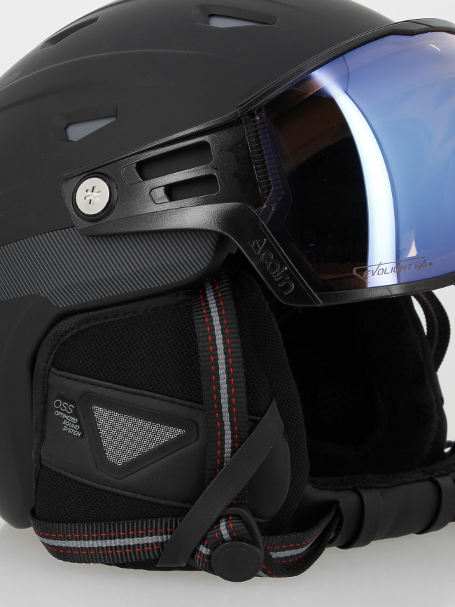 Casque de ski visière shuffle visor evolight noir - Cairn
