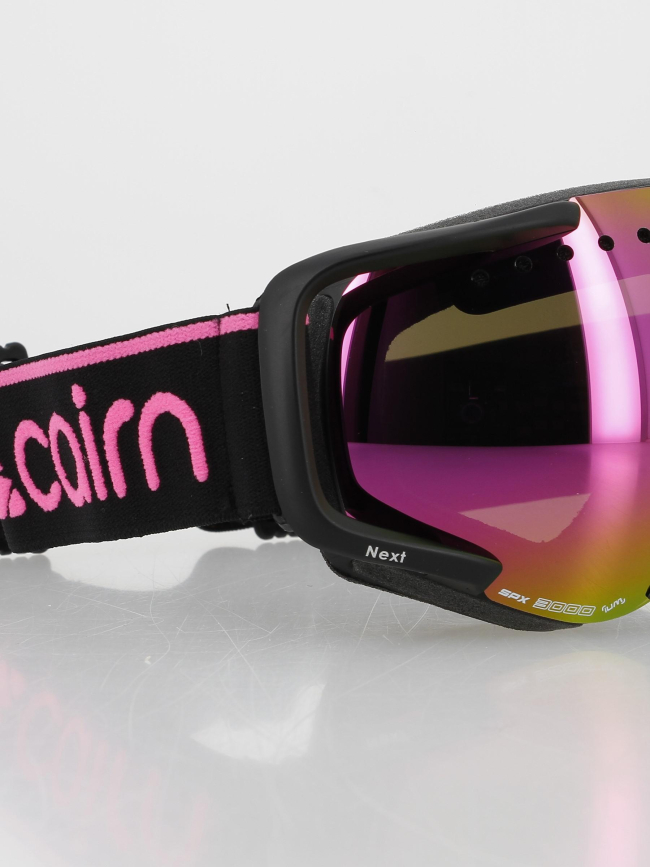 Masque de ski next spx3000 noir et rose enfant - Cairn