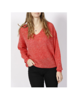 Pull laine mag rouge femme - Teddy Smith