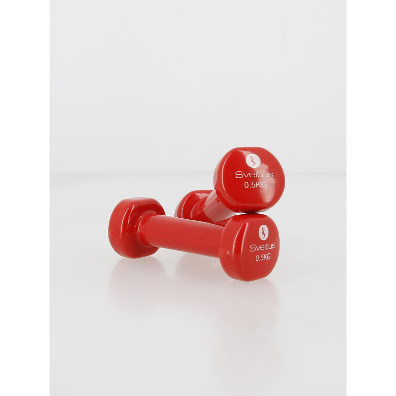 Haltères epoxy 2x500g rouge - Sveltus