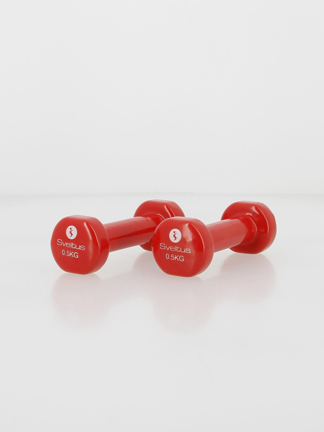 Haltères epoxy 2x500g rouge - Sveltus
