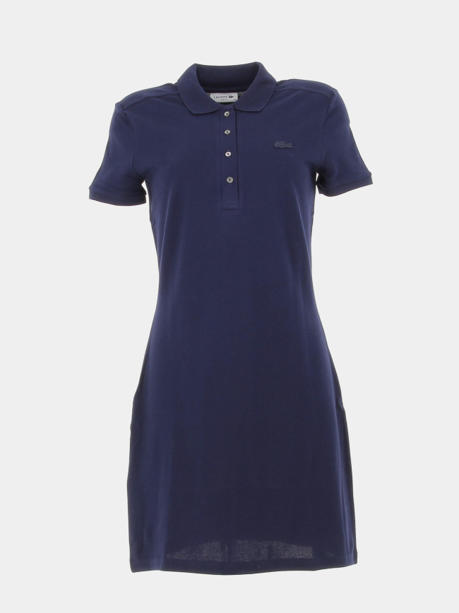 Robes core essentials bleu marine femme - Lacoste