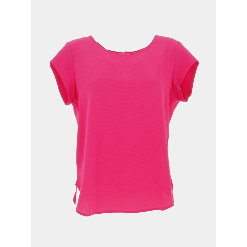 T-shirt vic rose fuchsia femme - Only