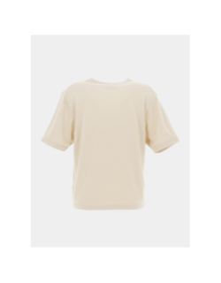 T-shirt coordinates logo beige femme - Calvin Klein