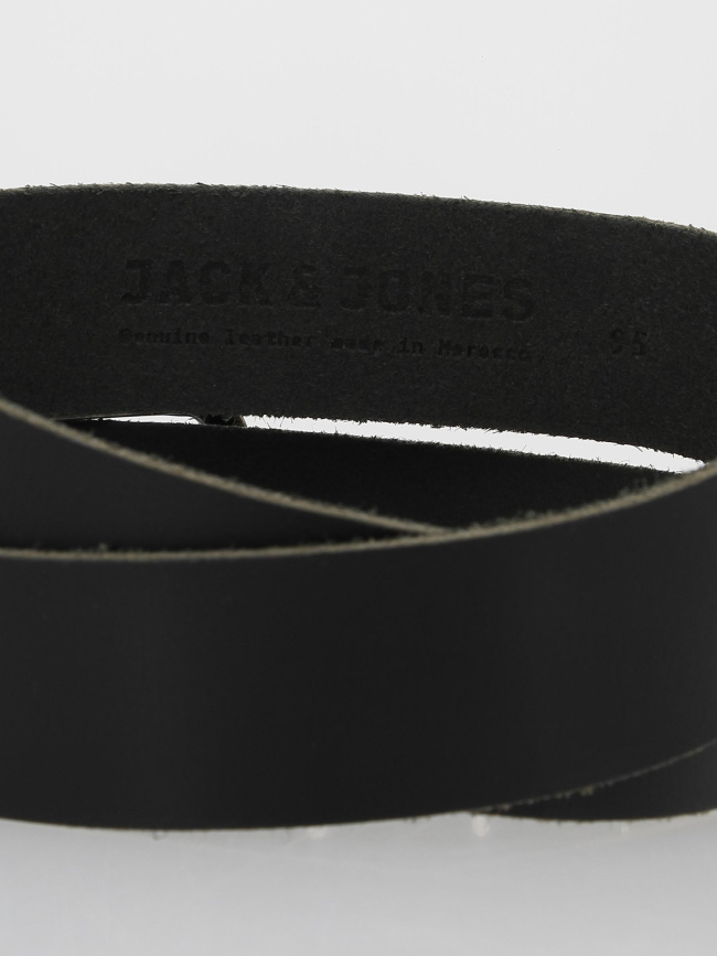 Ceinture en cuir paul noir homme - Jack & Jones