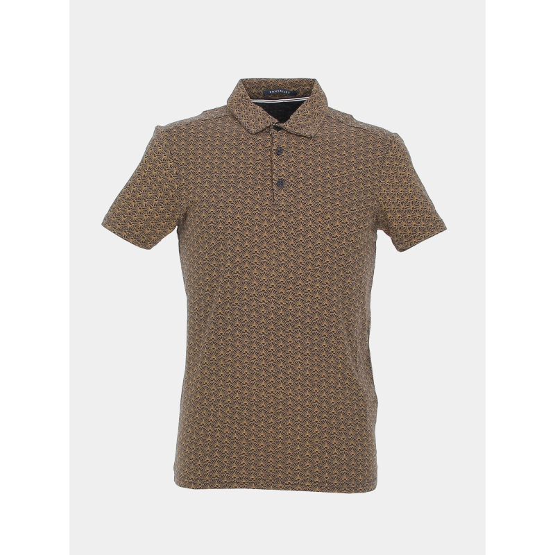 Polo stretch bona marron noir homme - Sun Valley