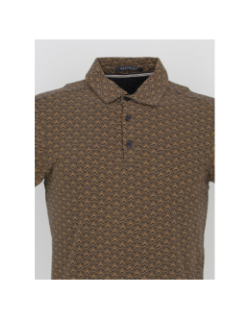 Polo stretch bona marron noir homme - Sun Valley