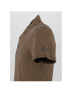 Polo stretch bona marron noir homme - Sun Valley