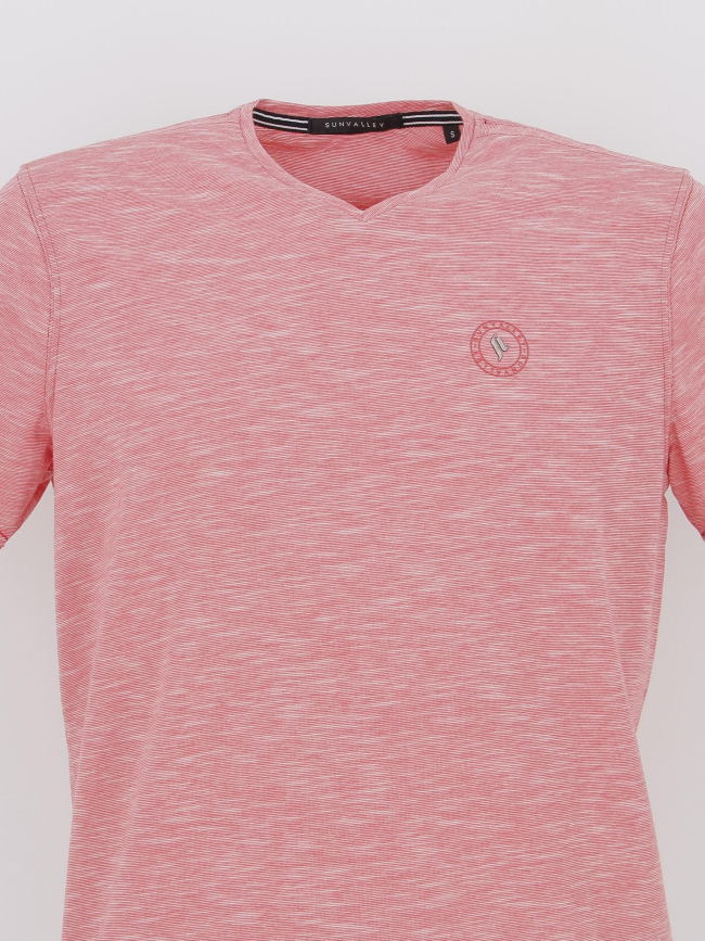 T-shirt cinna framboise rose homme - Sun Valley