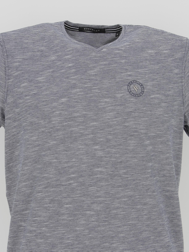 T-shirt cinna bleu homme - Sun Valley