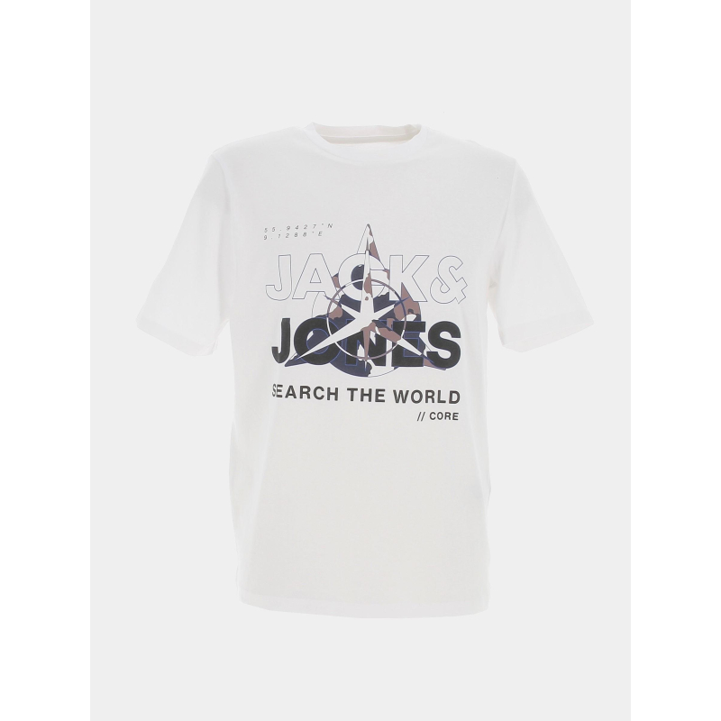 T-shirt cohunt blanc homme - Jack & Jones