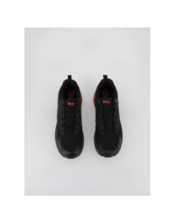 Baskets myagi noir rouge enfant - Kappa