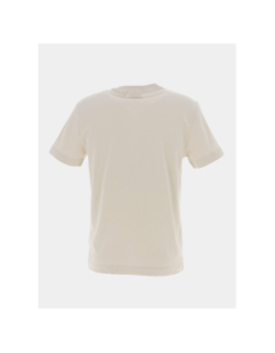 T-shirt matte front logo beige homme - Calvin Klein