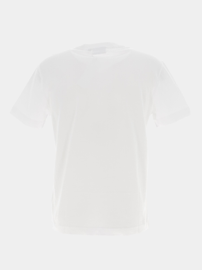 T-shirt matte front logo blanc homme - Calvin Klein