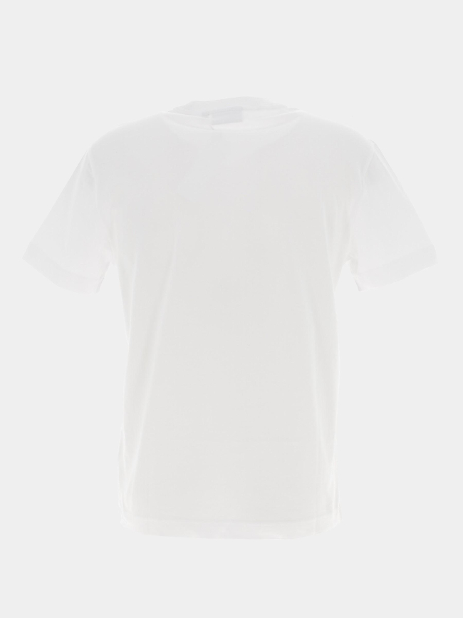 T-shirt matte front logo blanc homme - Calvin Klein