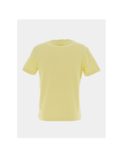 T-shirt matte front logo jaune homme - Calvin Klein