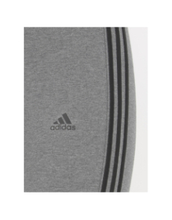 Legging de sport 3 bandes gris/noir femme - Adidas
