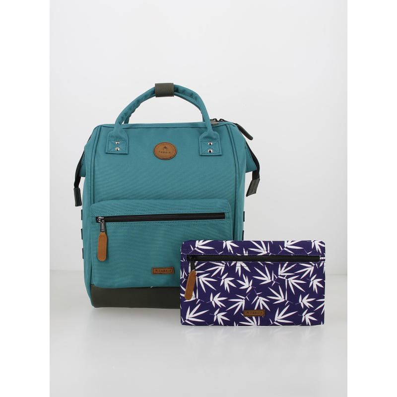 Sac à dos medium adventurer san francisco bleu vert - Cabaïa