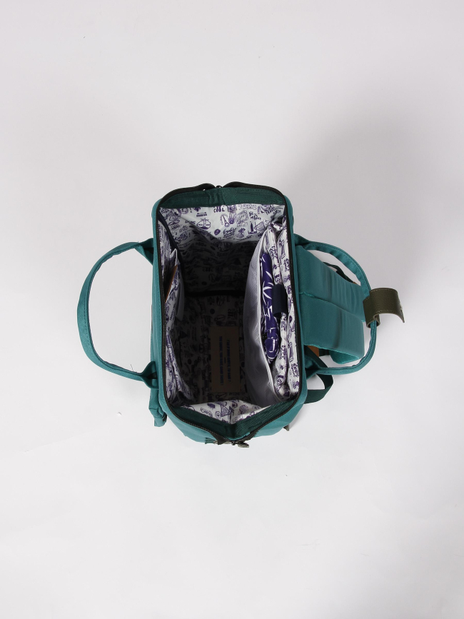 Sac à dos medium adventurer san francisco bleu vert - Cabaïa