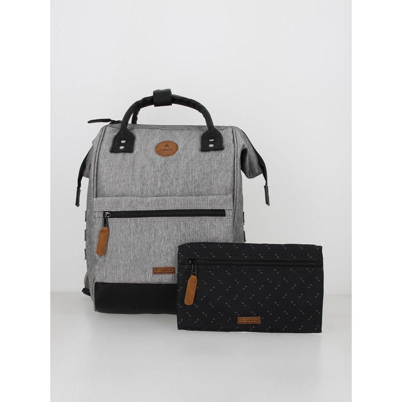 Sac à dos medium adventurer varsovie gris - Cabaïa