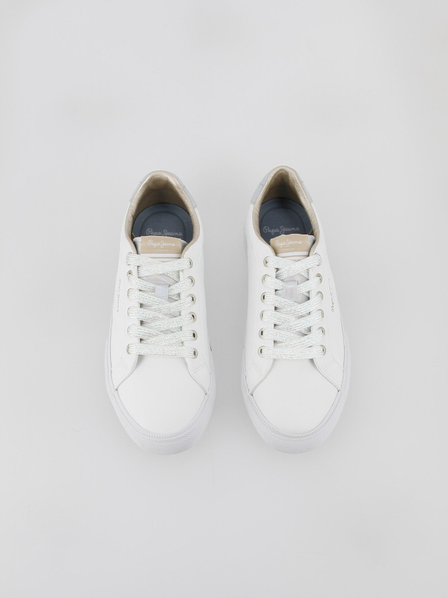 Baskets kenton flag blanc femme - Pepe Jeans