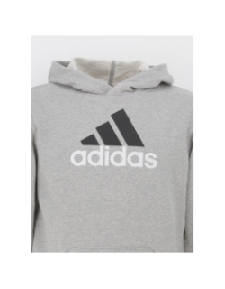 Sweat à capuche big logo gris enfant - Adidas