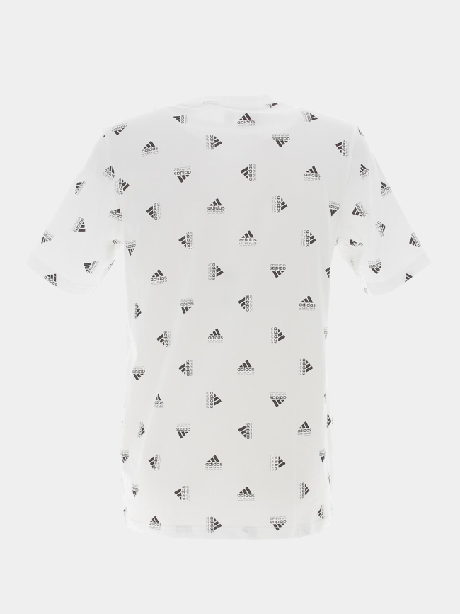 T-shirt multi-logo bluv blanc enfant - Adidas