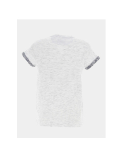 T-shirt shamar chiné blanc homme - Deeluxe