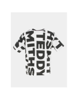 T-shirt yvin blanc noir garçon - Teddy Smith