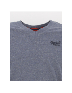 T-shirt vintage logo brodé bleu marine homme - Superdry