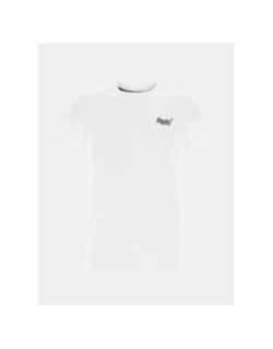 T-shirt vintage logo brodé blanc homme - Superdry