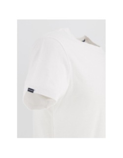 T-shirt vintage logo brodé blanc homme - Superdry