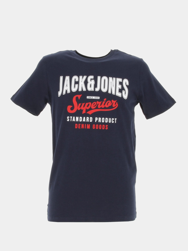 T-shirt logo superior bleu marine homme - Jack & Jones