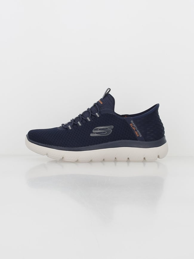 Baskets slip-ins bleu marine homme - Skechers