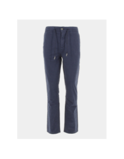Pantalon chino idris bleu marine homme - Deeluxe
