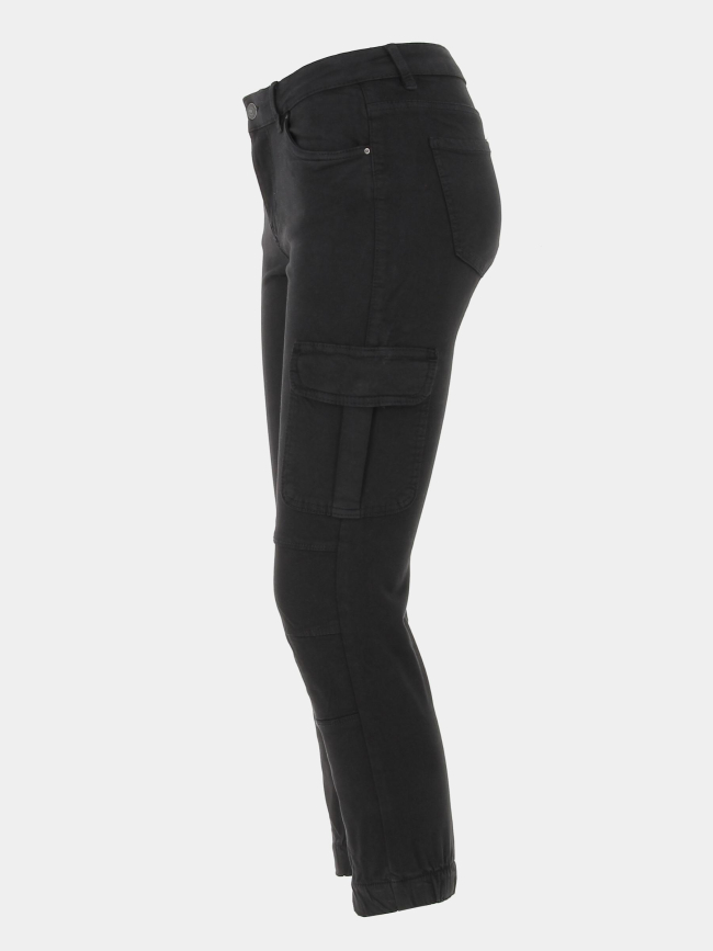 Pantalon cargo missouri noir femme - Only
