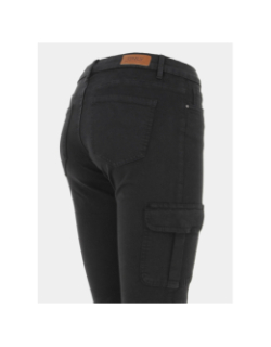 Pantalon cargo missouri noir femme - Only