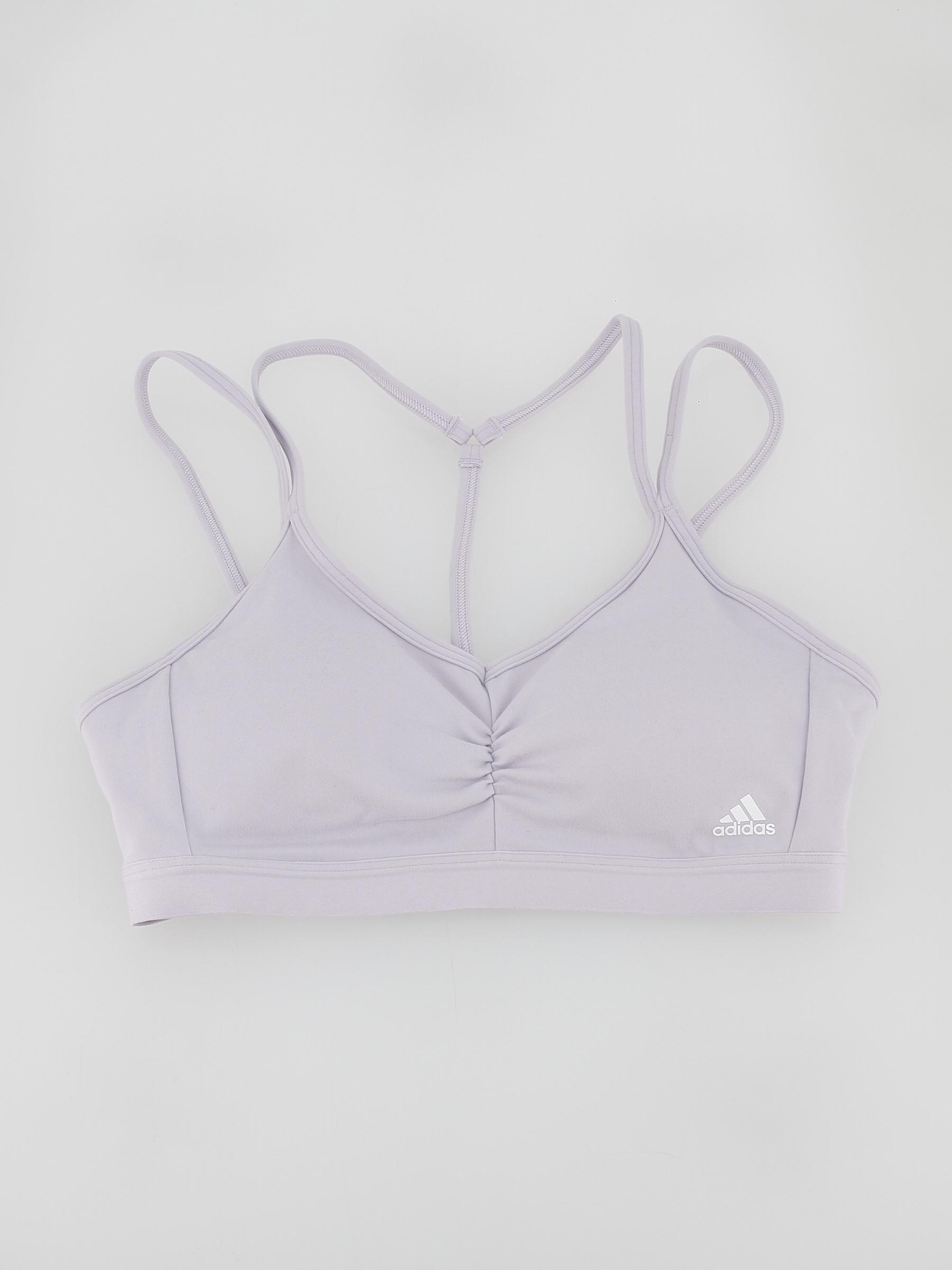 Brassière de sport essential violet femme - Adidas