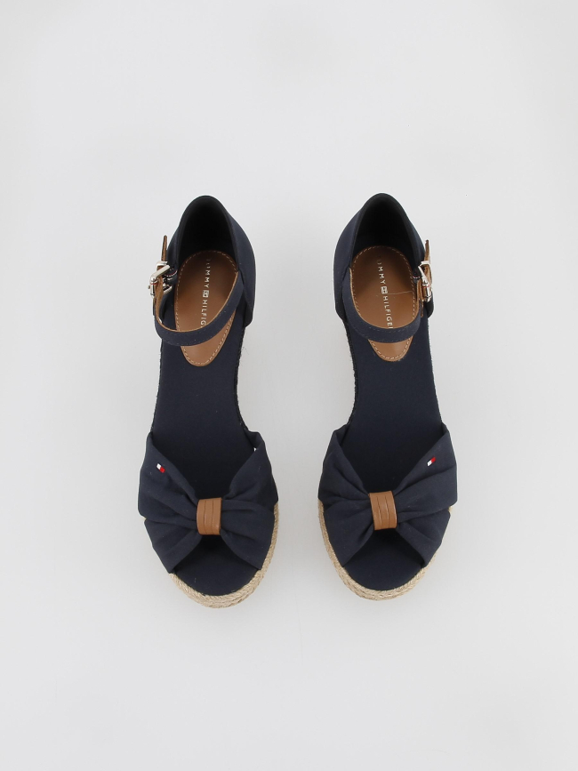 Sandales compensées bleu marine femme - Tommy Hilfiger