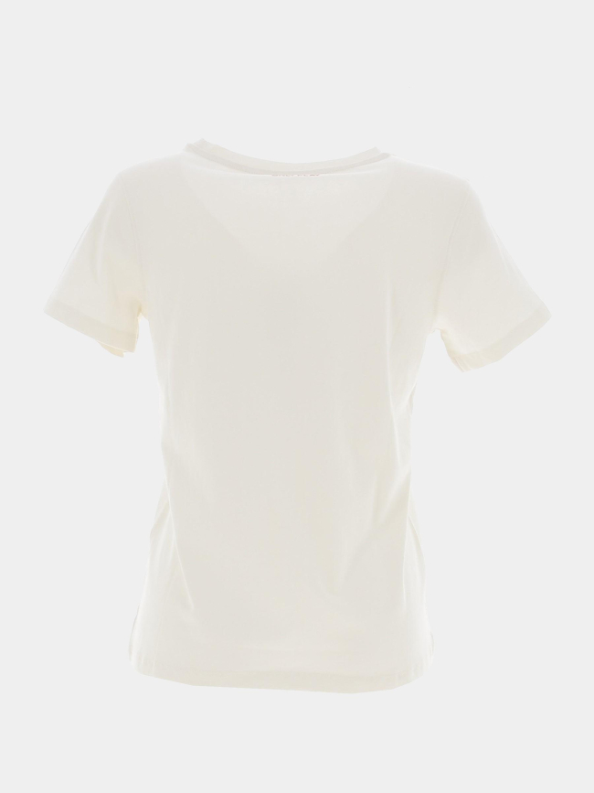 T-shirt reeta écru femme - Only