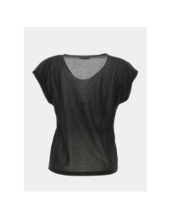 T-shirt à paillettes silvery noir femme - Only