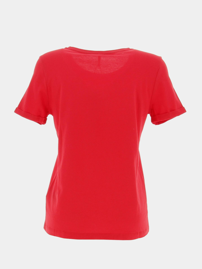 T-shirt kita life coeur rouge femme - Only