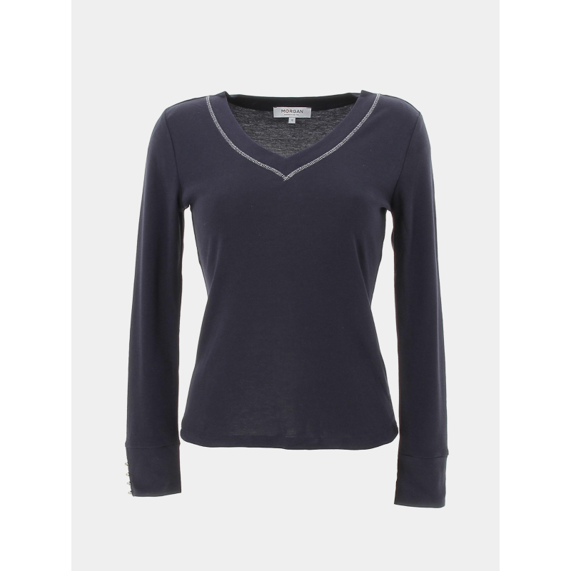 Top manches longues timao bleu marine femme - Morgan