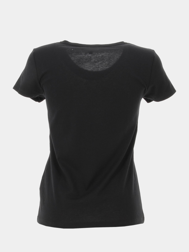 T-shirt attitude datti noir argent femme - Morgan