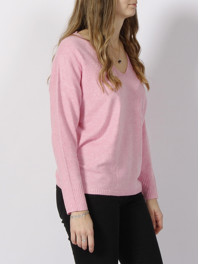 Pull rica life rose femme - Only